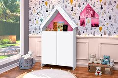 Casa Infantil Magia | Branco/Rosa flex