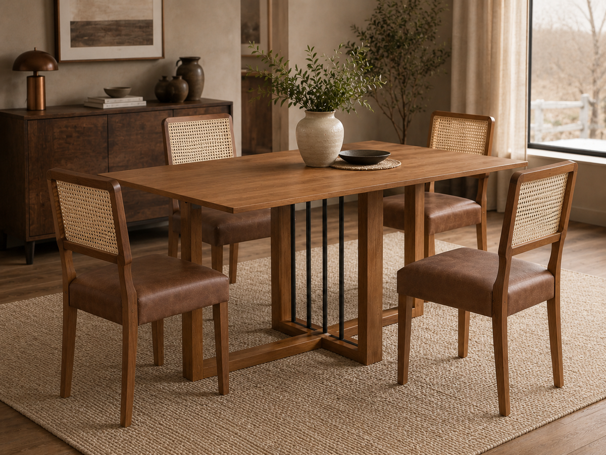 MESA ANTONELA 1200X800 + 4 CAD GRECIA