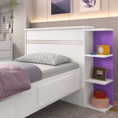 CAMA BAU JADE | COM 2 GAVETAS