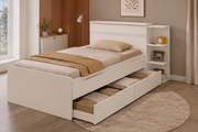 CAMA BAU JADE COM CAMA AUXILIAR | SOLTEIRO
