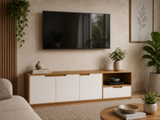 HOME MODULAR JB PAINEL RIPADO | TORRE | PRATELEIRA LED | BANCADA TUCUMÃ