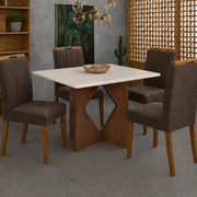 MESA MADRI + 4 CADEIRAS MAIA