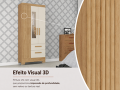 GUARDA ROUPA FORTALEZA | 3 PORTAS 2 GAVETAS