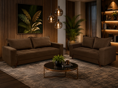 CONJUNTO ESTOFADOS 8100 | 198cm | BOARETO