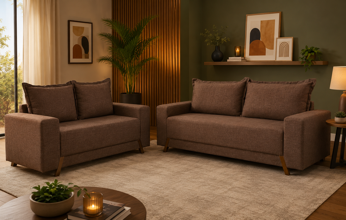 CONJUNTO ESTOFADOS 8100 | 198cm | BOARETO