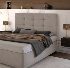 CABECEIRA ESLOVENIA CASAL 1,40- COR 37 CINZA