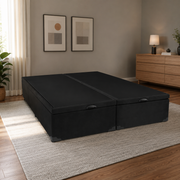 BASE BOX BAU BIPARTIDO CASAL - BRANCO CORINO