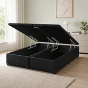 BASE BOX BAU BIPARTIDO CASAL - BRANCO CORINO