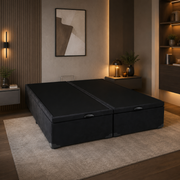 BASE BOX BAU BIPARTIDO CASAL QUEEN - BRANCO CORINO