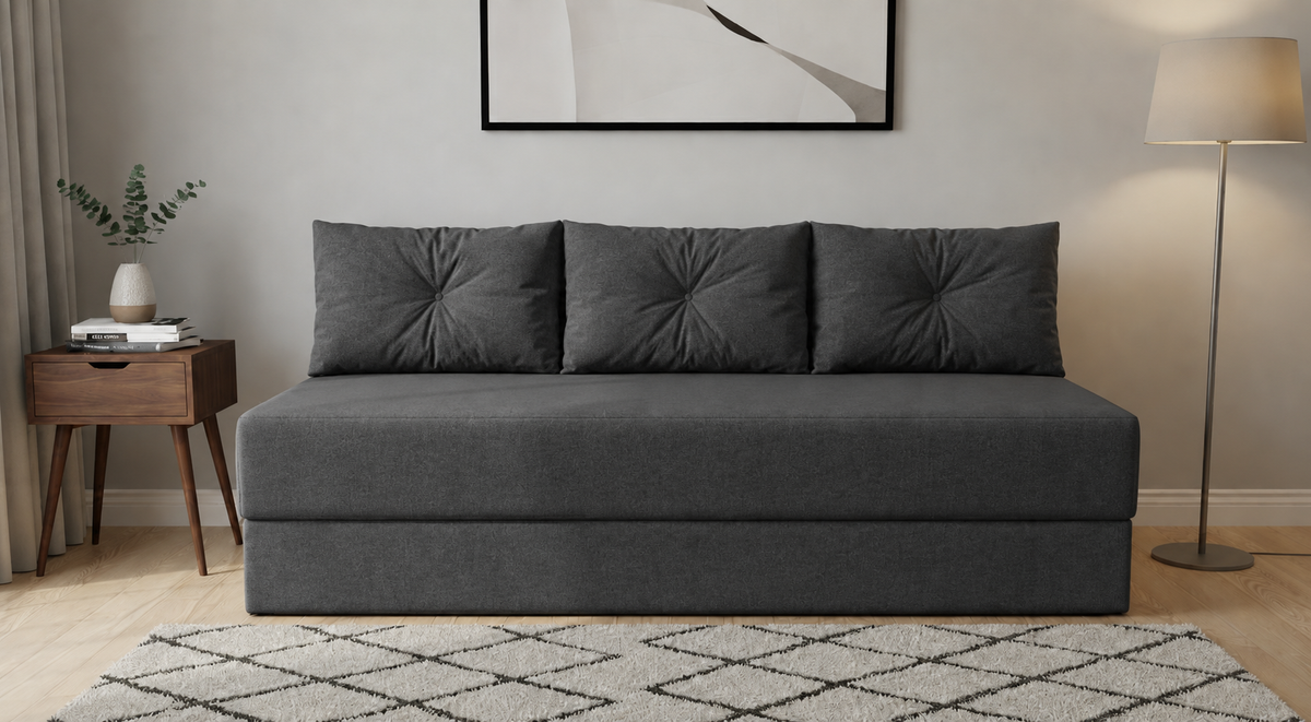 SOFANETE LUXO | CINZA CLARO | C/ PES