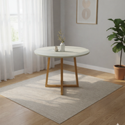 MESA MAIA - 90X90 - CINAMOMO/OFF WHITE