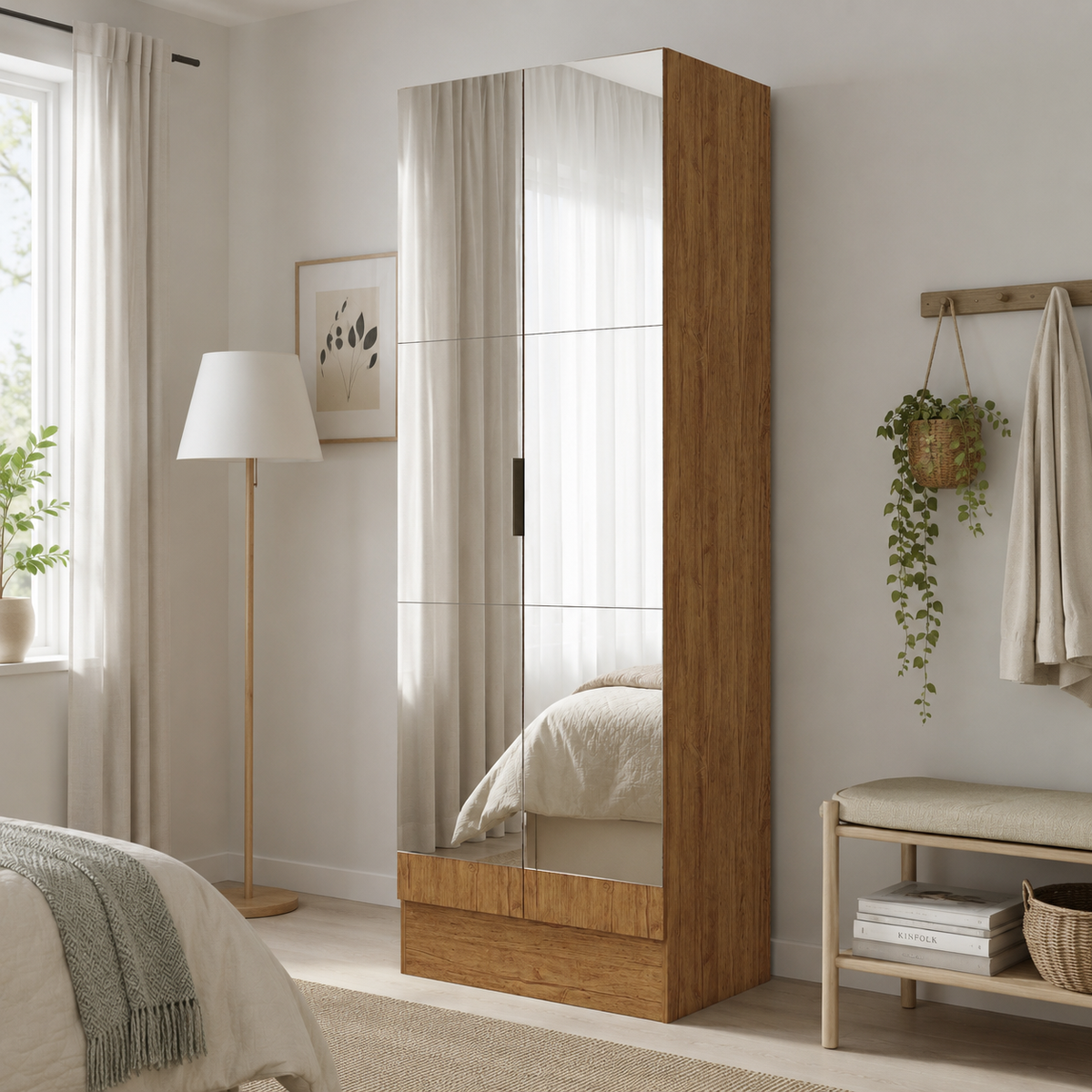 SAPATEIRA MULTIUSO 2 PORTAS PREMIUM - CINAMOMO