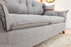 SOFA CRETA  2.00MT C/COURO