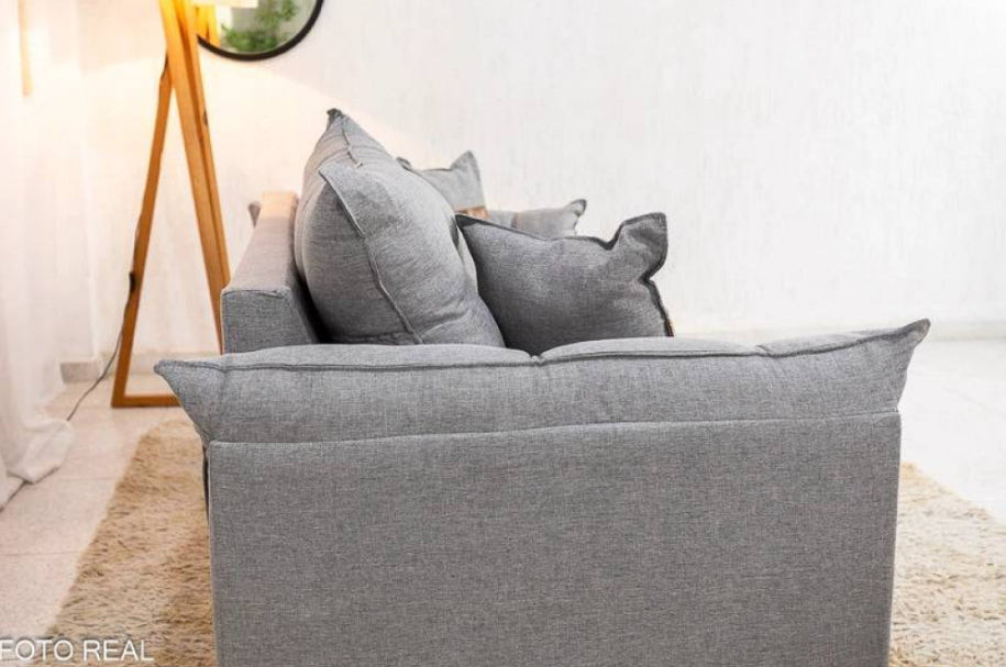 SOFA CRETA  2.00MT C/COURO