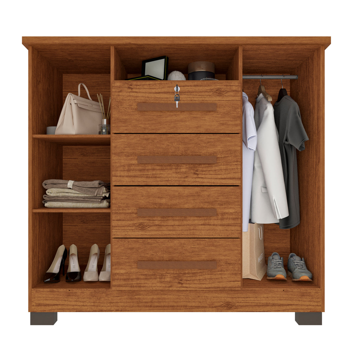 Cômoda Versales 4 Gavetas Imop