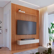 CONJ PAINEL RIPADO 1956 E NICHO NIAGA - FREIJO/OFF WHITEMATE