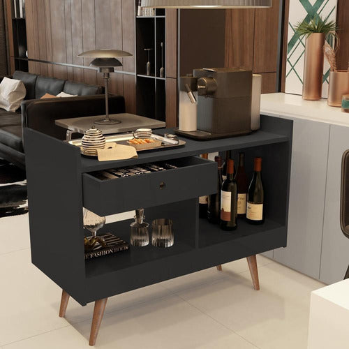 APARADOR JB RETRO 4064 - PRETO
