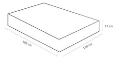 COLCHAO MOLAS ENSACADAS NEW FREEDOM 138X188X32 CASAL