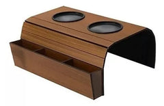 ESTEIRA PARA SOFA 2 PORTAS COPOS E PORTA CONTROLES- PRETO