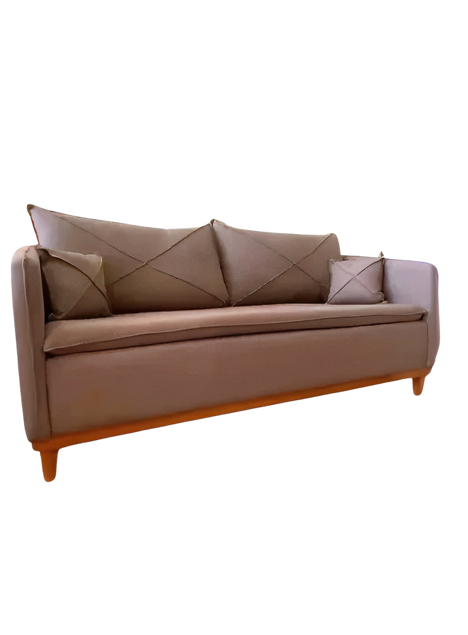 SOFA 3 LUG LISBOA | VELUDO MARROM (01)