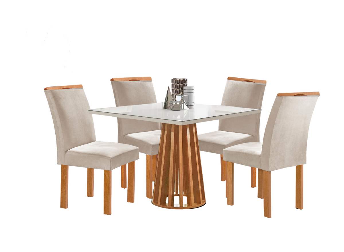 MESA BERLIM QUAD CINA/OFF C/4 CAD LONDRES -TEC 171 VEL CINZA
