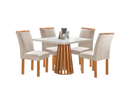 MESA BERLIM QUAD CINA/OFF C/4 CAD LONDRES -TEC 171 VEL CINZA