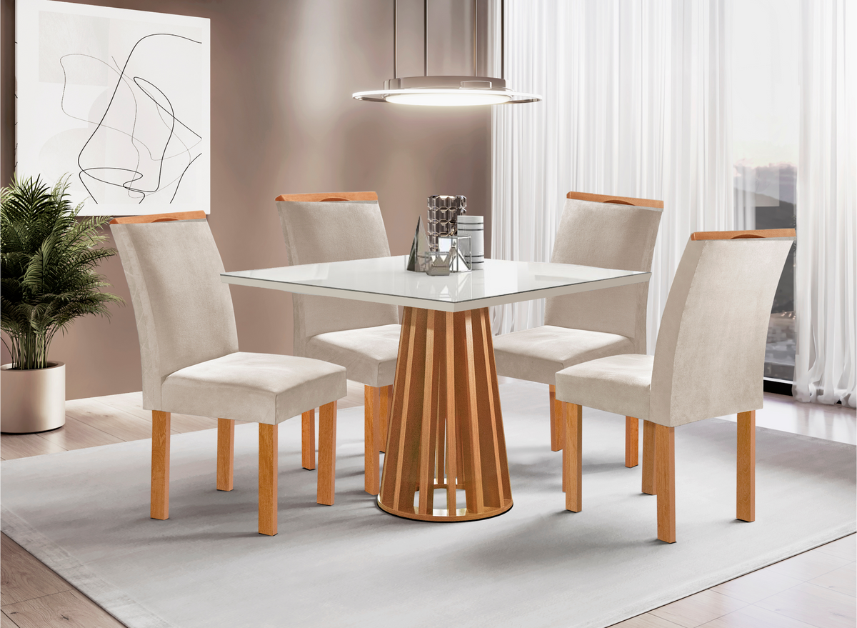 MESA BERLIM QUAD CINA/OFF C/4 CAD LONDRES -TEC 171 VEL CINZA