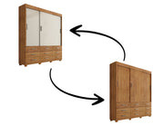 GUARDA ROUPA ITAPEMA 3 PORTAS DESLIZANTES 9 GAVETAS