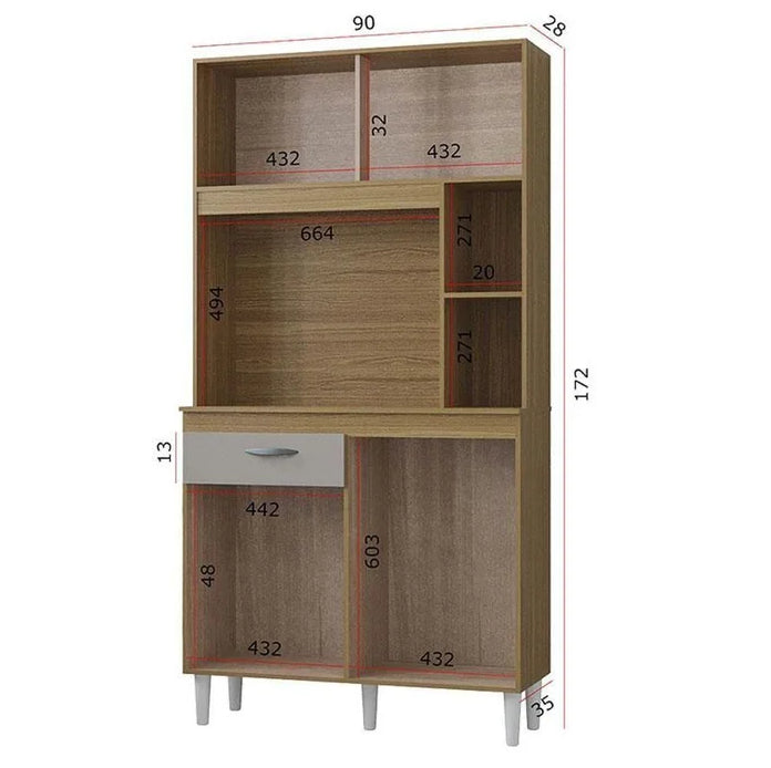 KIT COZINHA DUDA 90CM