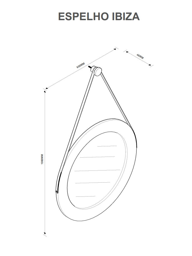 ESPELHO IBIZA NATURE (TEBARROT)