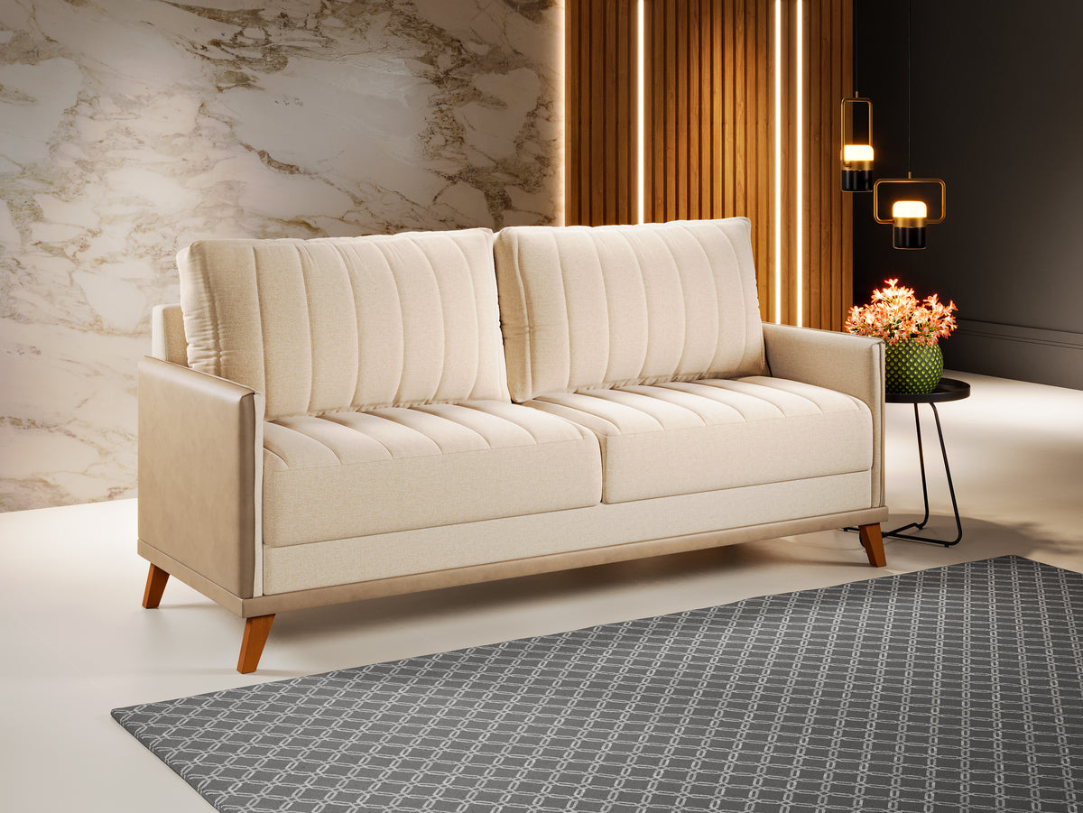 SOFA LIVING CONCEITO | LINHO | 2M | 3 LUGARES