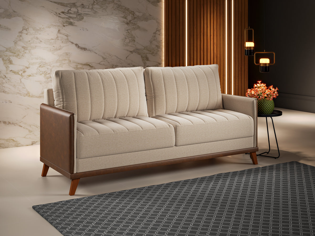 SOFA LIVING CONCEITO | LINHO | 2M | 3 LUGARES