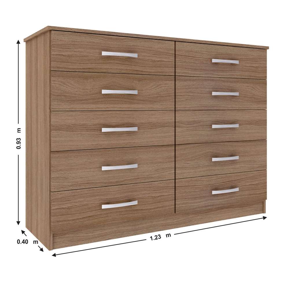 COMODA PARATI 10 GAVETAS - DEMOLICAO