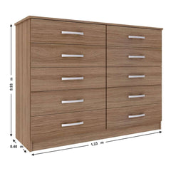 COMODA PARATI 10 GAVETAS - DEMOLICAO