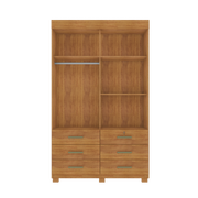 GUARDA ROUPA BUZIOS 2 PORTAS 6 GAVETAS