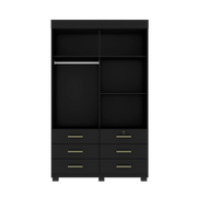 GUARDA ROUPA BUZIOS 2 PORTAS 6 GAVETAS