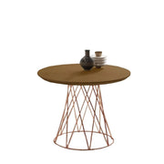 MESA DE CENTRO JB 8040 LUXO - NATURE PE BRONZE