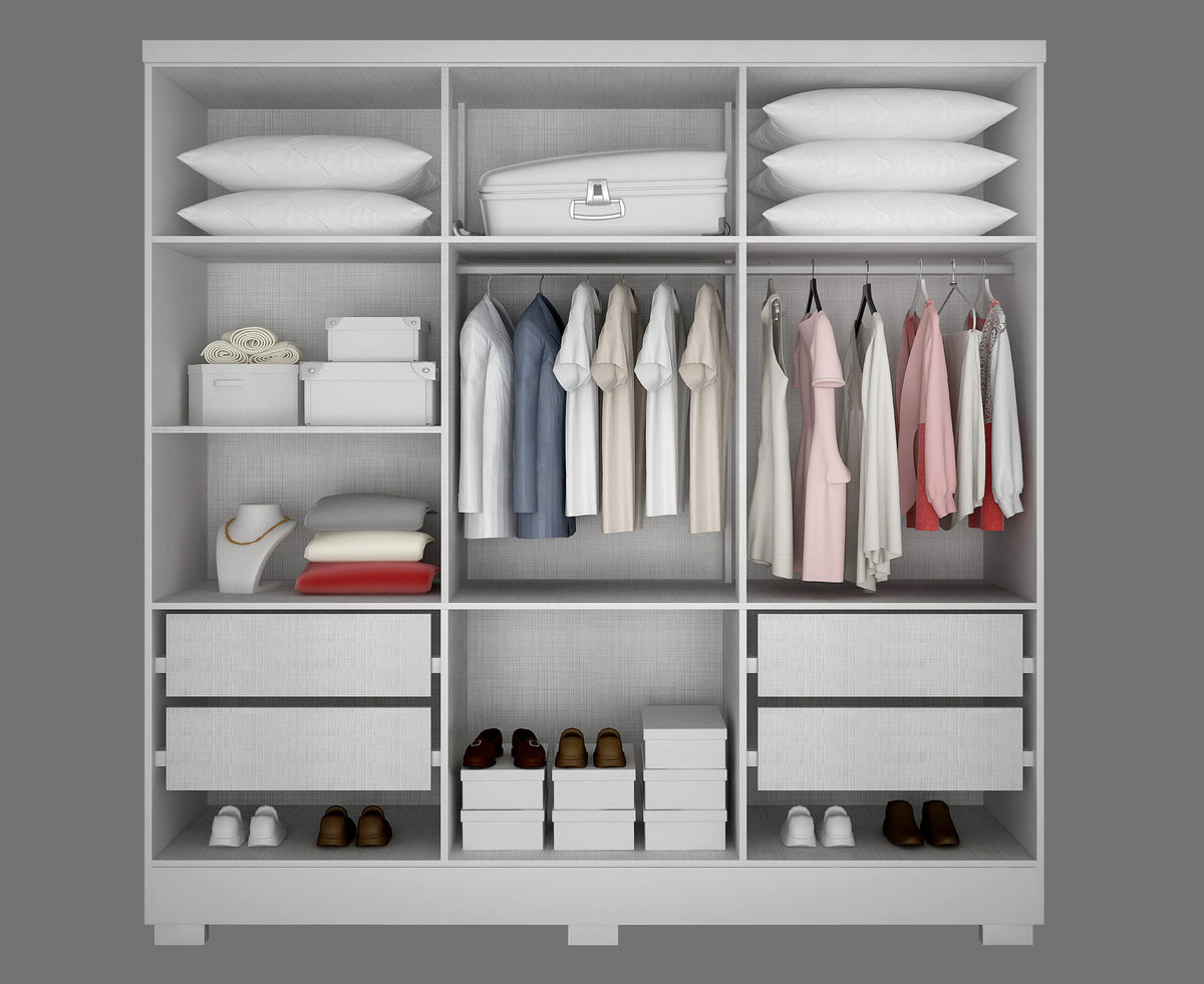 Guarda Roupa Milly 6 Portas