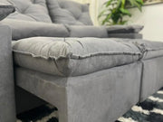 SOFA RETRATIL GRECIA/BRAZAO | 2 MODULOS| BEGE