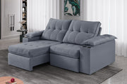 SOFA ITABORAI 2MOD 80 (2,10) - INCA BEGE CLARO 2 PE TABACO