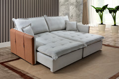 SOFA CAMA SUICA - COR 26 CINZA