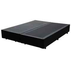 BASE BOX SIMPLES CASAL QUEEN (BI-PARTIDO) PRETA CORINO