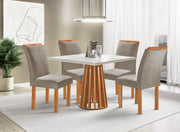 MESA BERLIM QUAD CINA/OFF C/4 CAD LONDRES -TEC 171 VEL CINZA
