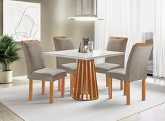 MESA BERLIM QUAD CINA/OFF C/4 CAD LONDRES -TEC 171 VEL CINZA