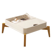 MESA CENTRO BURITI - OFF WHITE/NATURE