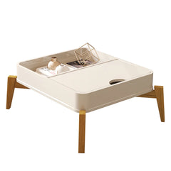 MESA CENTRO BURITI - OFF WHITE/NATURE