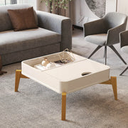MESA CENTRO BURITI - OFF WHITE/NATURE