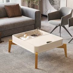MESA CENTRO BURITI - OFF WHITE/NATURE