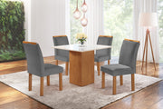 MESA DAKOTA 90X90 + 4 CADEIRAS LONDRES