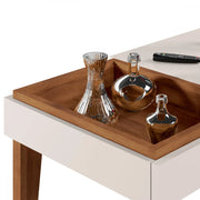 MESA DE CENTRO IVANA - OFF WHITE/CINAMOMO